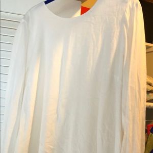 J.jill cream tunic blouse, size medium